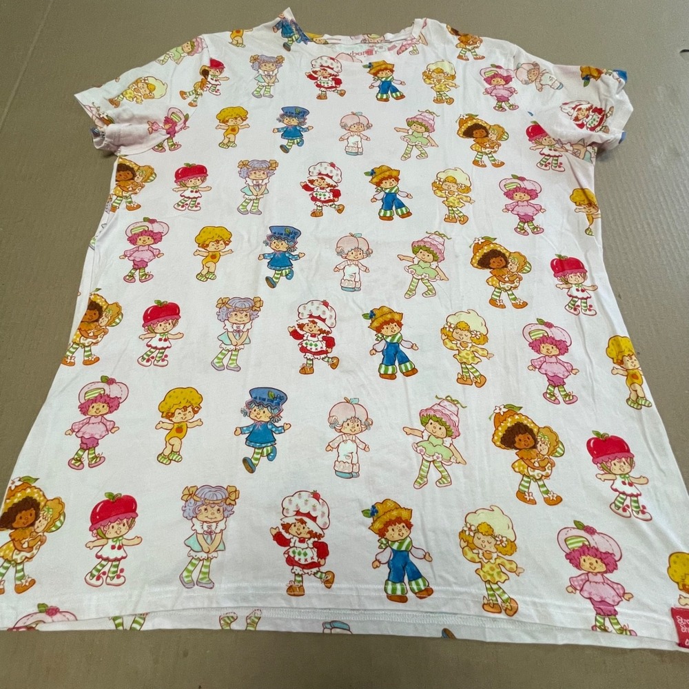 Cakeworthy Strawberry Shortcake Vintage AOP T-Shirt All Over Print Unisex 2XL